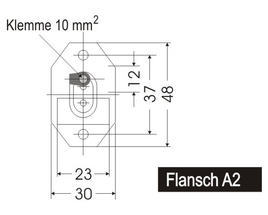 Volta-Heizstab-Flansch-A2