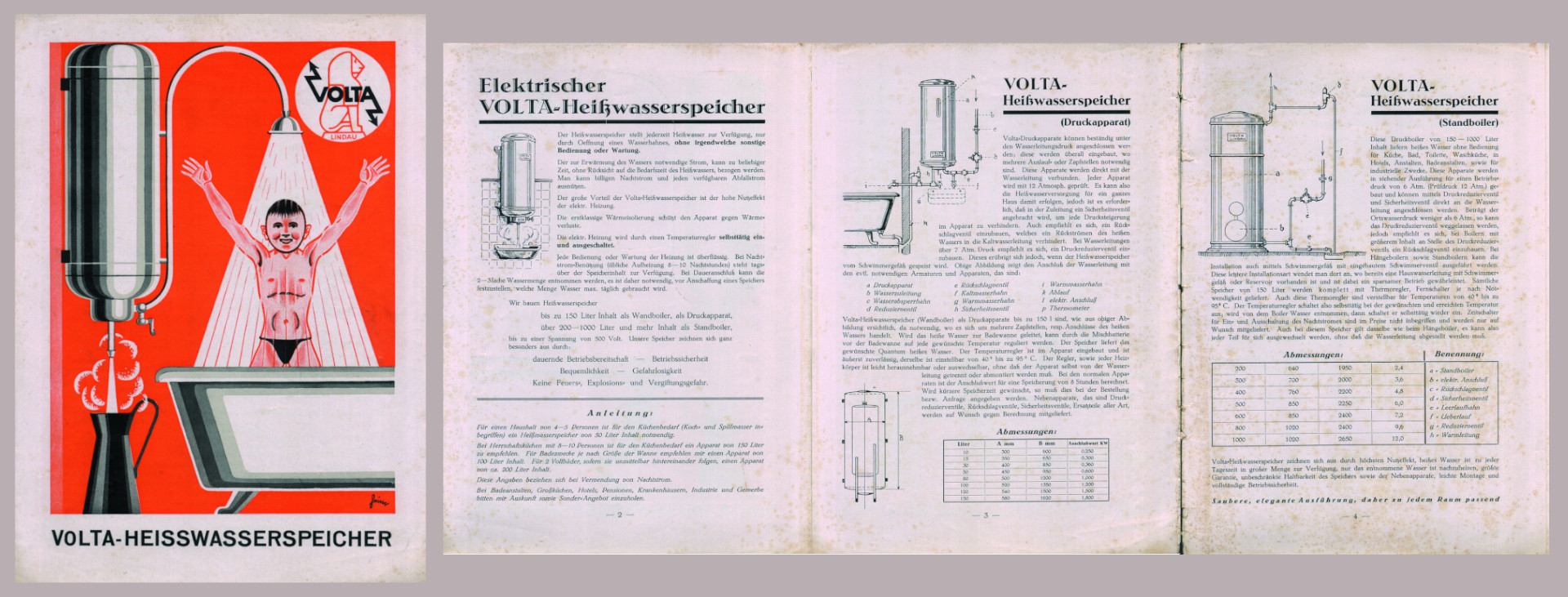 Volta-elektrische-Warmwasser-Heizer